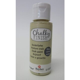 Chalky Finish beige Kreidefarbe 59 ml für Glas und Porzellan