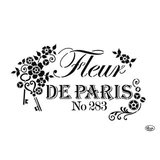 Schablone Fleur de Paris A3 Viva