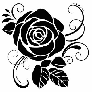 Schablone Stamperia 18 x 18 Rose