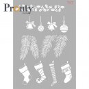 Schablone Pronty Mask stencil A4 Christmas 2