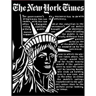 Schablone Stamperia 20 x 25 "Statue of Liberty"